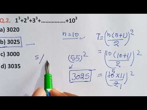 संख्या पद्धति-Number System || संख्याओं के वर्गों व घनों का योगफल ज्ञात करना सीखें || #numbersystem​