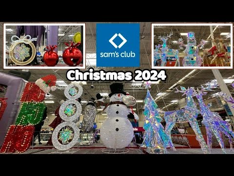 Sam's Club NEW Christmas Decor 2024 Store Walkthrough