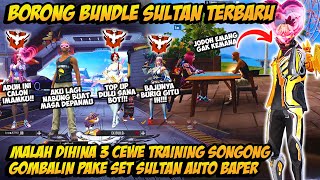 PRANK GLOBAL TAMPILAN BOT DIHINA MISKIN CEWE TRAINING! GOMBALIN PAKE BUNDLE SERBA EMAS SAMPE BAPER