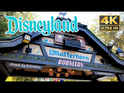 [4K] Matterhorn Bobsleds POV | Disneyland, California