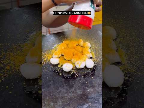 GUNPOWDER MINI IDLI😍 | Indian street food #shorts #viral #shortsvideo