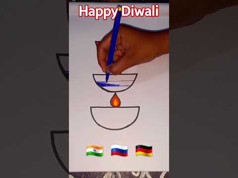 🇮🇳 Indian 🇷🇺 Russian 🇩🇪 Germany# country flags # Happy Diwali# Diwali special drawing and colour#art