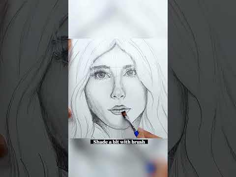 Easy Way To Draw Realistic Lips 😱😱 | #shorts #youtubeshorts #lips #tiktok #sckech