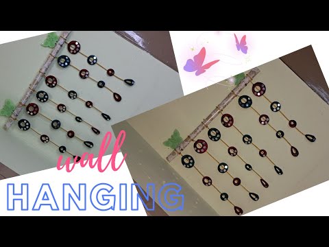 EASY WALL HANGING DIY // RAW MATERIAL RE USE IDEA