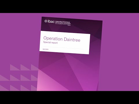 Operation Daintree special report overview