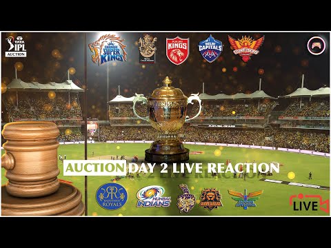 IPL MEGA AUCTION 💛 Reaction Live | Day 2 | TATA IPL | Subscribe & Support | Cricket Commentry