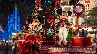 Magic Kingdom Christmas Parade 2024 | Mickey’s Once Upon A Christmastime Parade 4K