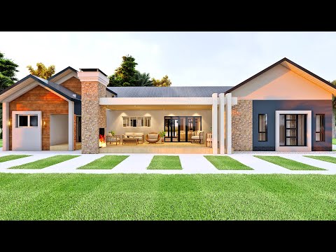 Farm House design- 3 Bedrooms, 3 Bathrooms |Comfortable life