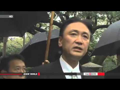 State minister Furuya visits Yasukuni Shrine