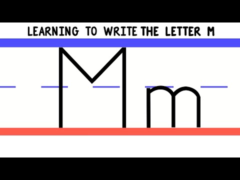 Write the Letter M - ABC Writing for Kids - Alphabet Handwriting by 123ABCtv