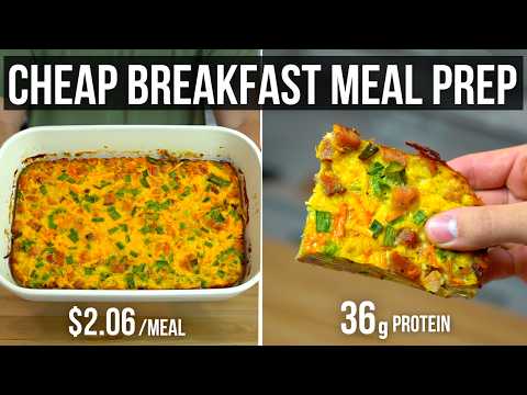 This Breakfast Meal Prep Will Save You Time in the Morning | Sweet Potato & Ham Egg Bake