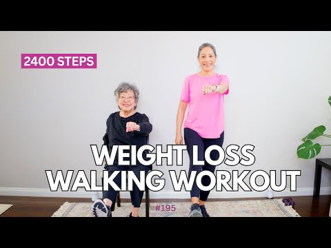 20 Minute Weight Loss Walking Workout | HIIT for Seniors