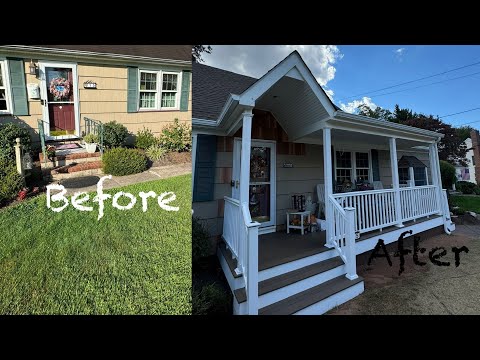 ENTIRE Front Porch Rebuild Step by Step Start 2 Finish