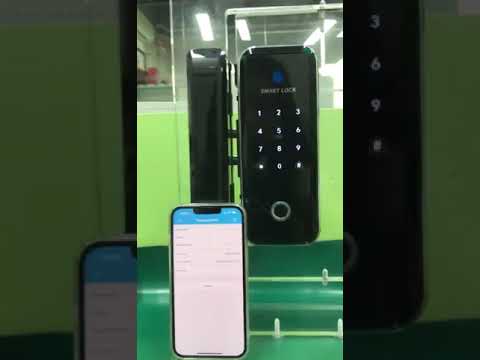 Fingerprint Bluetooth TTLOCK APP RFID Card Code Electronic Smart Lock Sliding Door Keyless No Wiring