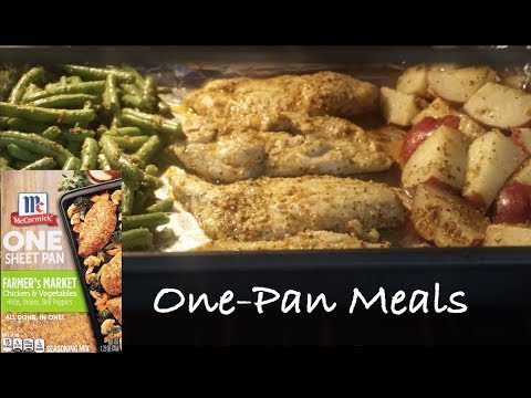 One-Pan Recipes | McCormick One Sheet Pan Famer's Market | Meal Ideas For Dinner