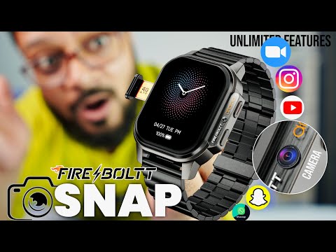 Fireboltt Snap Android Watch Review⚡️ | Amoled Display, HD Camera, Premium Build🔥