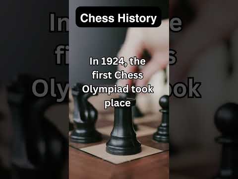 The First Chess Olympiad