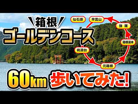 徒歩だけで箱根ゴールデンコースを観光してみた【乗り物禁止】