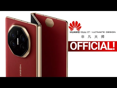 Huawei First Triple Folding Phone - IT'S OFFICIAL!!