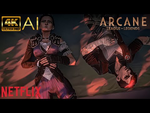 [4K AI] | Arcane | Caitlyn And Vi Bed Scene | UPSCALED