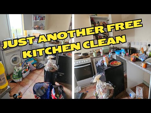 Free cleaning. Kitchen clean for addiction worker.