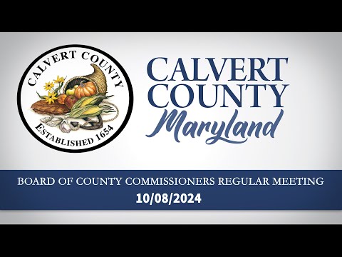 Board of County Commissioners - Regular Meeting - 10/08/2024