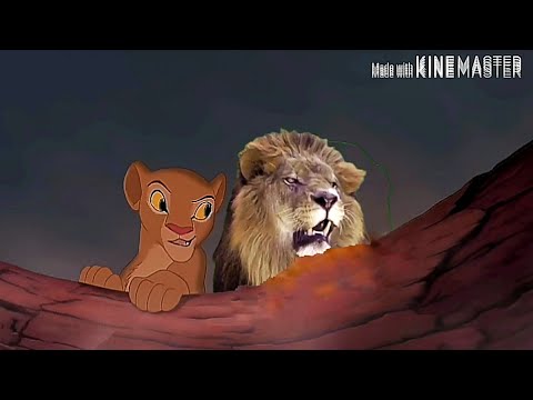 How to remove and replace character in movie edit with kinemaster / lion king 2019/1994