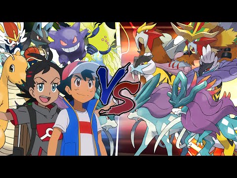 Pokemon Battle Theme: Ash and Goh Vs Legendary Beasts