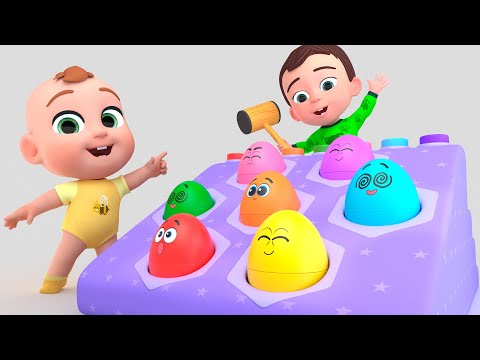 Surprise Eggs Song for Kids 🎉 | Fun & Colorful Nursery Rhymes! | Newborn Baby Songs & Nursery Rhymes