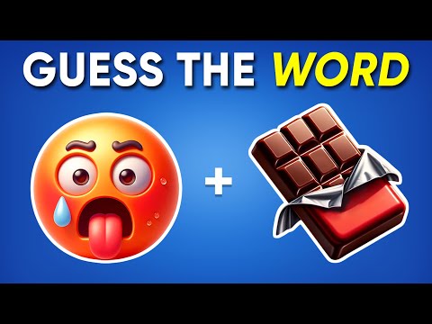 Guess the WORD by Emoji 🤔🍫