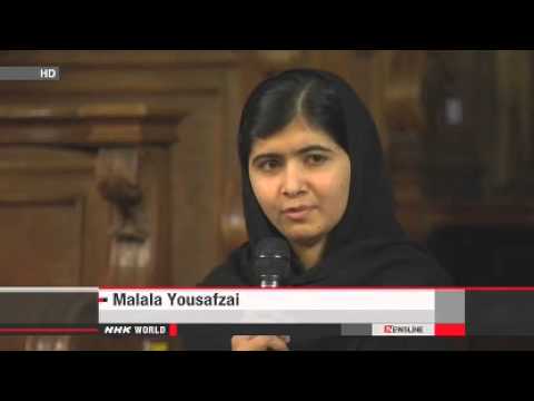 Malala reunited with girlfriends injured in attack