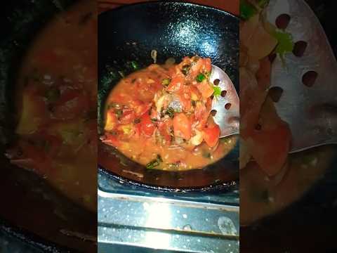 Desi tamatar ki sabji #desi recipe #desi tomato chatni #desi tamatar sabji #shorts #recipe