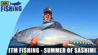 Big Yellowfin Tuna on Small Boat