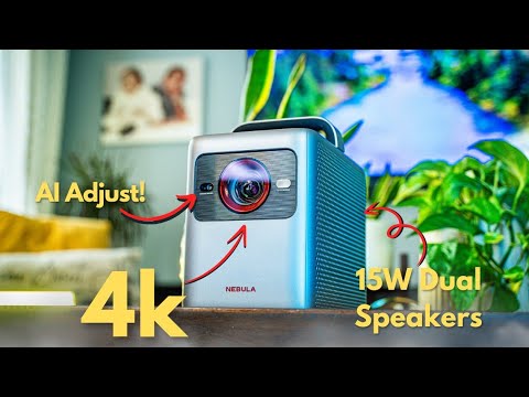 This Projector does basically everything?! Anker NEBULA Cosmos 4k SE: Affordable Super Impressed!