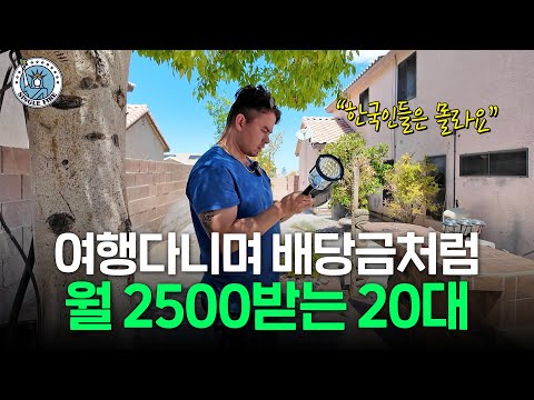 미국, 일본, 베트남 놀러다니면서 월 2500만원 버는 법 (주식, 부동산, 코인 x)