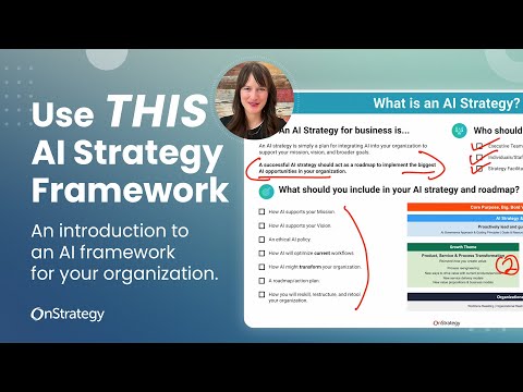 Use This AI Strategy Framework to Transform Your Organization I What is an AI Strategy?