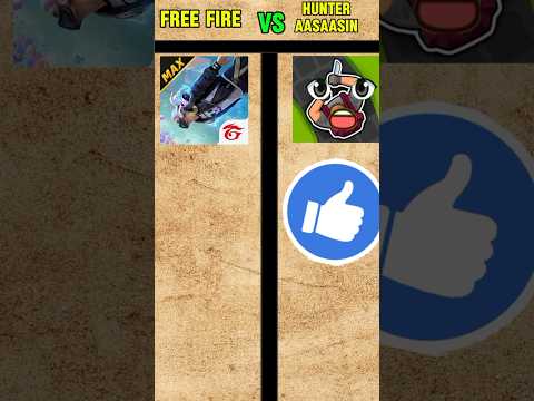 FREE FIRE VS HUNTER ASSASSIN #shortvirl #virlshort #virlvideo