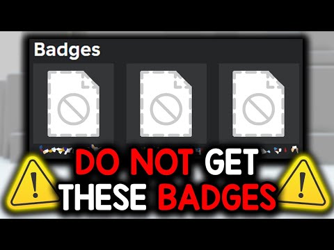 Roblox Will BAN YOU For These Badges...