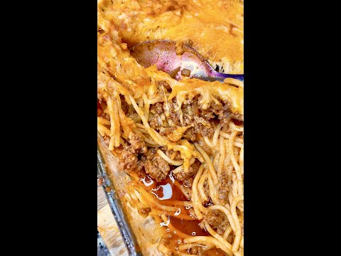 The Ultimate Cheesy Baked Spaghetti Recipe