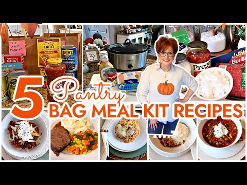 5 PANTRY MEAL KIT RECIPES 🎄🦃