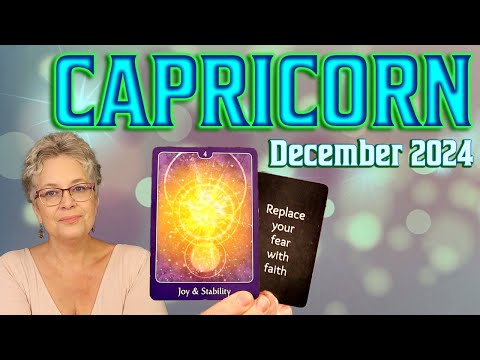 Joy! CAPRICORN December 2024 Tarot Reading