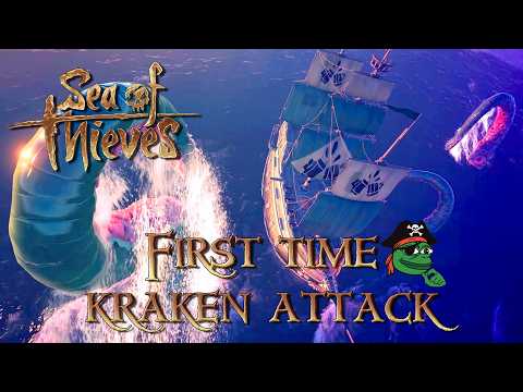 My First Kraken Encounter! 🐙【 Sea of Thieves 】 Random Clip ► PS5 Gameplay