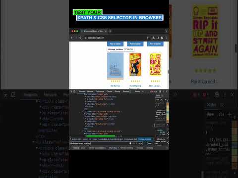 Test XPATH & CSS SELECTORS in Browser