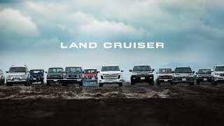 【圧巻！】歴代ランクル勢揃い！ランドクルーザー300も40も20も走る。【History of LAND CRUISER】