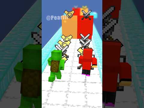 Friend Run 2 : JJ vs Mikey - Minecraft Animation #shorts #maizen #minecraft