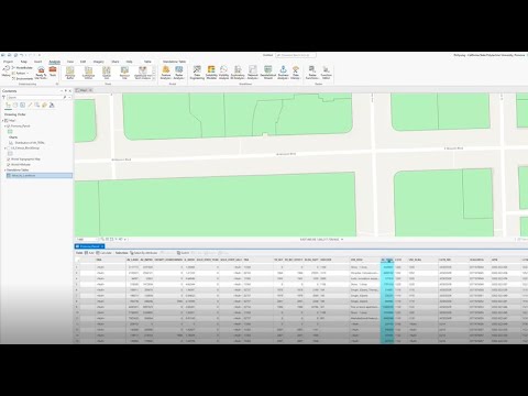 SCAG GIS Training: Processing and Querying Attribute Data and Data Mapping