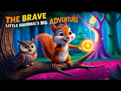 The Brave Little Squirrel’s Big Adventure 🐿️ | Fun & Magical Forest Story for Kids