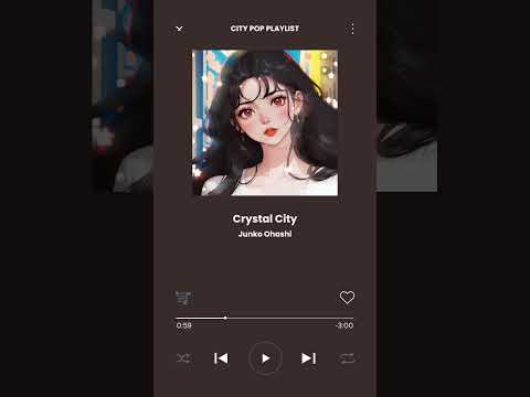 ✸ Junko Ohashi - Crystal City | Japanese City Pop