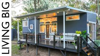 Incredible BIG Modern Tiny House With Amazing Storage - Revisited!