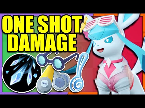 This ICY WIND GLACEON Deals Unfair amount of Burst Damage | Pokemon Unite